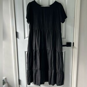 Tradlands Black Tiered Dress
